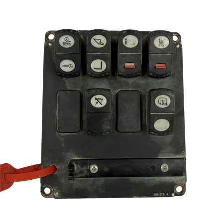 Kontrollpanel med strömbrytare